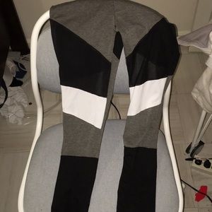 Sheer print leggings